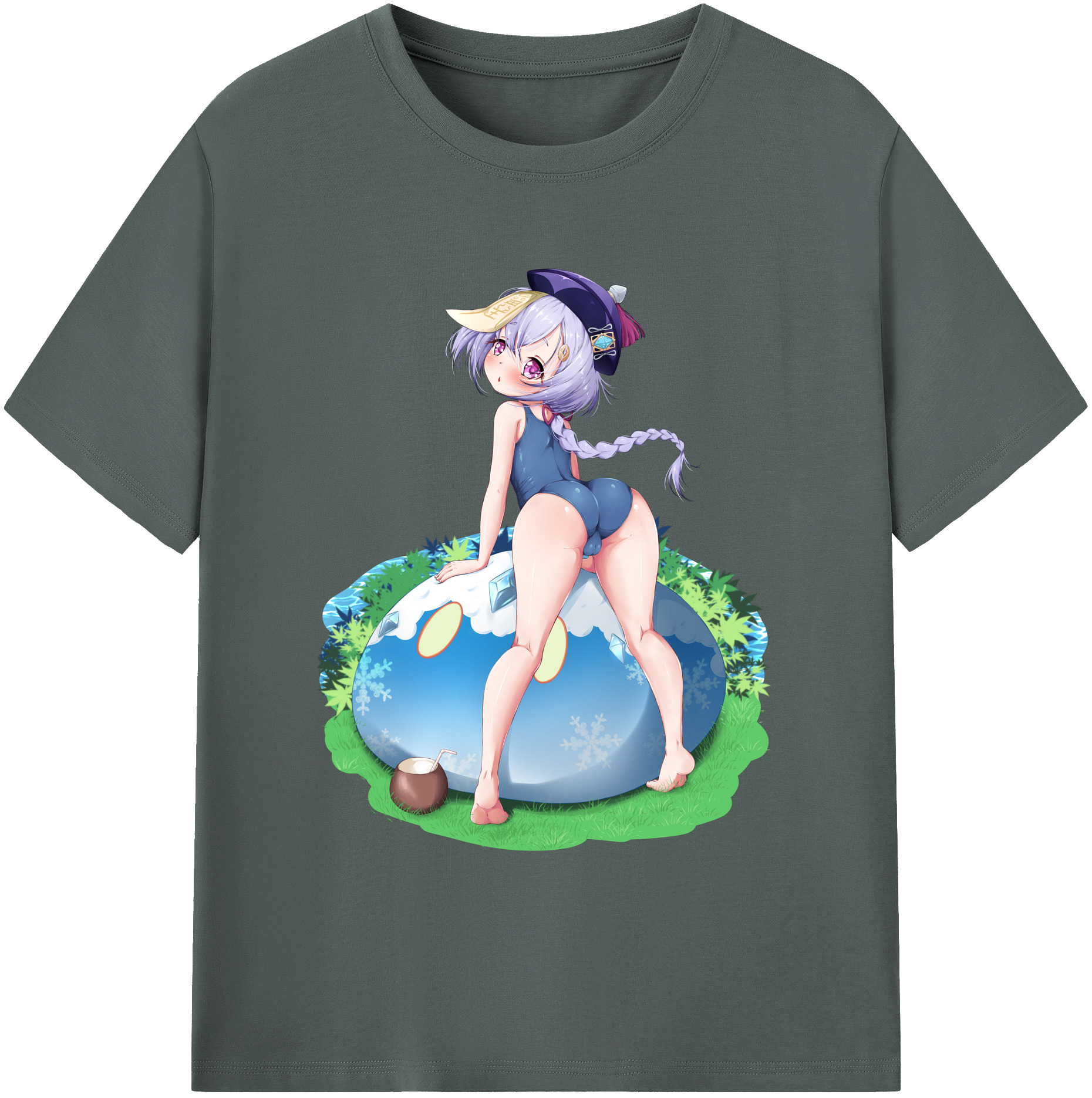 げんし神 七七 なな  genshin Nana 綿100％ メンズ半袖Tシャツ｜肌触りやわらか＆通気性